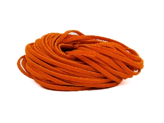 Bőrszál - világos narancssárga 10 szál/csomag