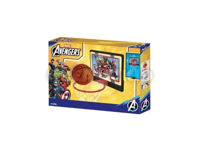 Bosszúállók mintájú kosárpalánk labdával