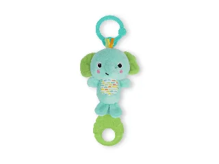 Bright Starts C-karikán játék dallamokkal, Tug Tunes™, elefánt, 0 hó+