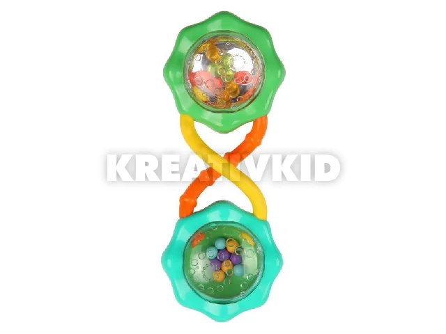 Bright Starts Csörgő, Rattle & Shake Barbell, 3 hó+