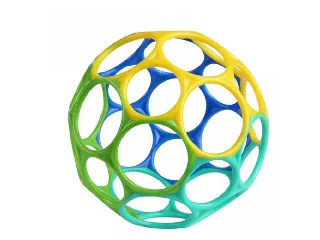 Bright Starts játék Oball Classic 10cm kékes/zöld 0hó 12288-6