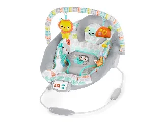 Bright Starts Rezgő pihenőszék dallamokkal, Whimsical Wild, 0 hó+, 9 kg-ig, 2019.