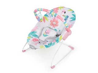 Bright Starts Rezgő pihenőszék, Flamingo Vibes™, 0 hó+, 9 kg-ig
