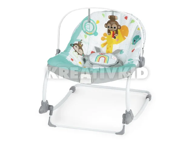 Bright Starts Wild Vibes, rezgő babahinta, 0 hó+, 18 kg-ig