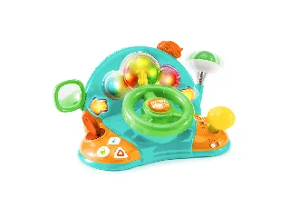 Bright Starts Zenélő kormánykerék játék, Lights & Colors Driver™, 6 hó+