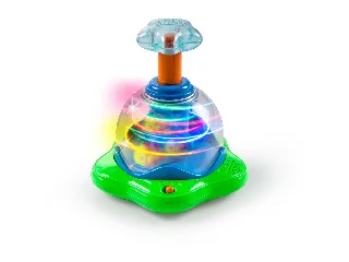 Bright Starts Zenélő világító játék, Press & Glow Spinner, 6 hó+