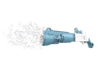 Buborékfújó puska 2x50 ml folyadékkal kék