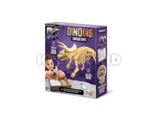 Buki: Dinó csontváz felfedező készlet - Triceratops