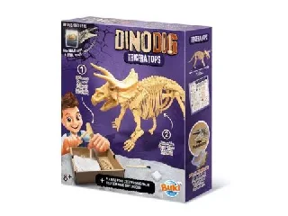 Buki: Dinó csontváz felfedező készlet - Triceratops