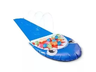 Bunch O Balloons: Cápa mintájú vizes csúszószőnyeg vízibombákkal - 480 cm