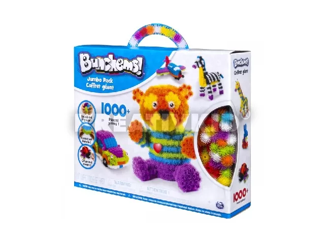 Bunchems - Jumbo Pack 1000 db-os színes formázó készlet