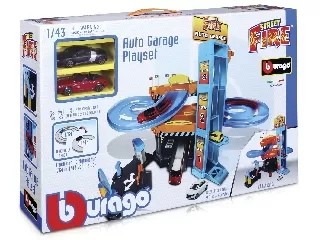 Burago Garázs 1:43 2 autóval