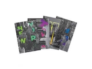 Butikkönyv City A5/96 lap, kockás