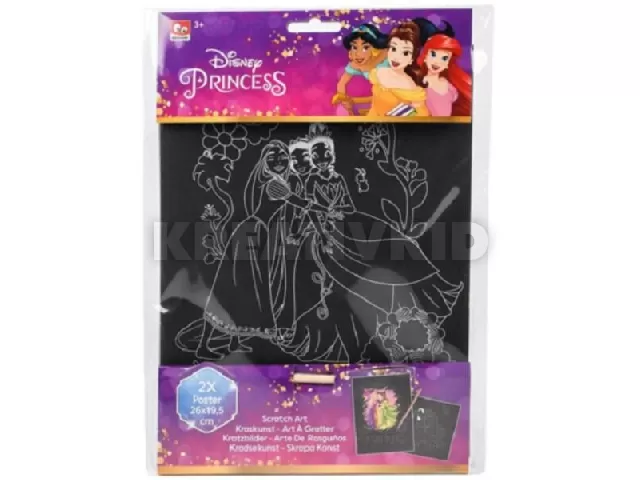 Canenco, Disney princess képkarc poszter 2 DB-OS - 26X19,5