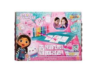 Canenco Gabi babaháza színezés fújós filccel, asztali nagy szett