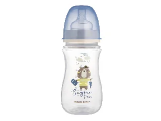 Canpol babies Anti-kólikás cumisüveg, 240 ml, Easy Start BONJOUR PARIS - kék