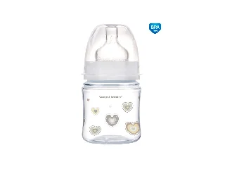 Canpol babies Anti-kólikás cumisüveg, EasyStart, NEWBORN BABY, 120 ml - bézs