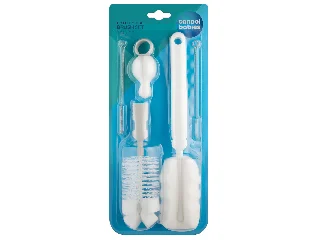 Canpol babies Cumisüveg és üvegkefe készlet, cserélhető végződéssel