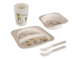 Canpol babies Ebédszett, 5db, BONJOUR PARIS - bézs