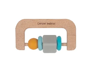 Canpol babies Fa és szilikon rágóka