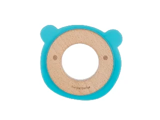 Canpol babies Fa és szilikon rágóka - BEAR