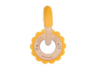 Canpol babies Fa és szilikon rágóka - LION