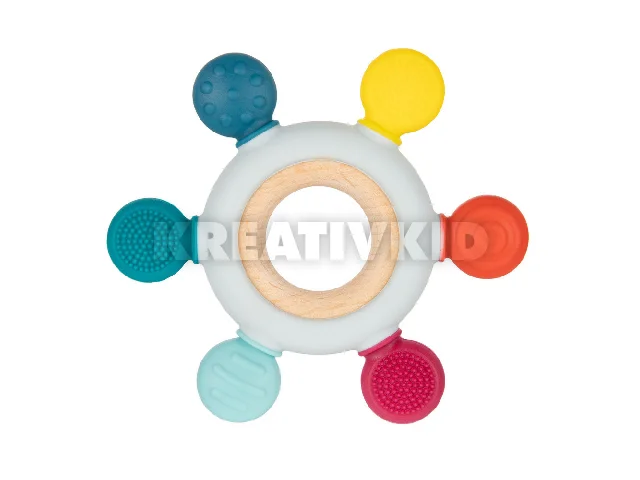 Canpol babies Fa-szilikon rágóka - HAJÓ KORMÁNY