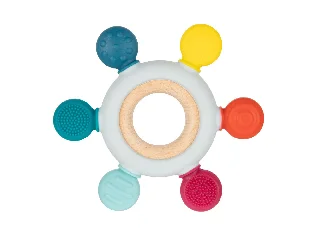 Canpol babies Fa-szilikon rágóka - HAJÓ KORMÁNY