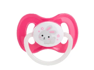 Canpol babies Kaucsuk, cseresznye alakú cumi, 6-18 hó, 1db, BUNNY&COMPANY - rózsaszín