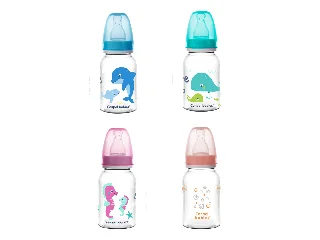 Canpol babies Keskeny nyakú cumisüveg, 120 ml, LOVE&SEA
