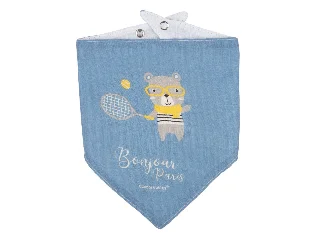 Canpol babies Muszlin előke, 2 db - BONJOUR PARIS