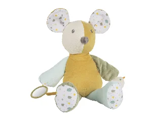 Canpol babies plüss csörgő- és rágójáték újszülötteknek MOUSE