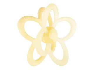 Canpol babies Szenzoros szilikon rágóka 2az1ben - virág