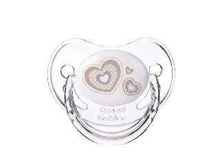 Canpol Babies Szilikon anatómiai cumi, 18hó+, NEWBORN BABY, bézs