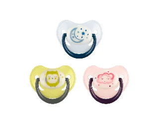 Canpol babies Szilikon anatómiai cumi, 6-18hó, NIGHT DREAMS, 1db