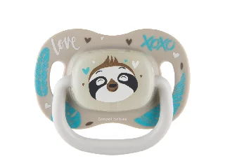 Canpol babies Szilikon cseresznye alakú cumi EXOTIC ANIMALS 18hó+ - lajhár