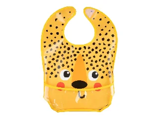 Canpol babies Szilikon előke zsebbel, BabiesBoo, gepárd
