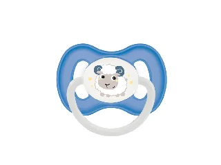 Canpol babies Szilikon szimmetrikus cumi, 18hó+, BUNNY&COMPANY - kék