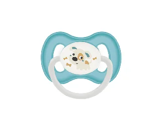Canpol babies Szilikon szimmetrikus cumi, 18hó+, BUNNY&COMPANY - türkiz