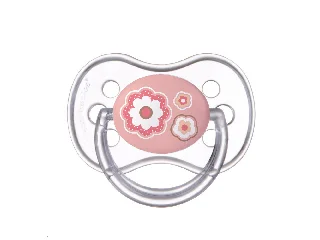 Canpol babies Szilikon szimmetrikus cumi, 18hó+, NEWBORN BABY - pink