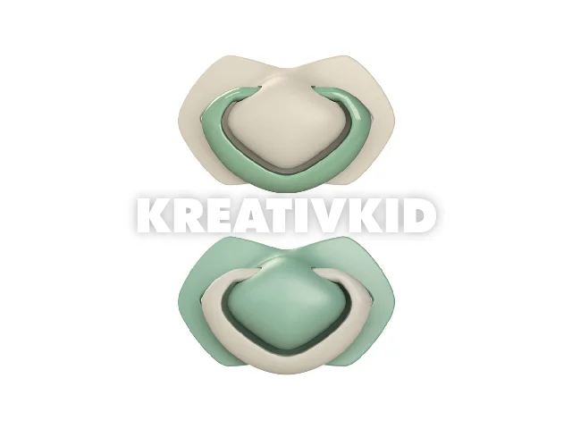 Canpol babies Szimmetrikus szilikoncumi készlet, Light touch, 6-18hó, PURE COLOR, 2db