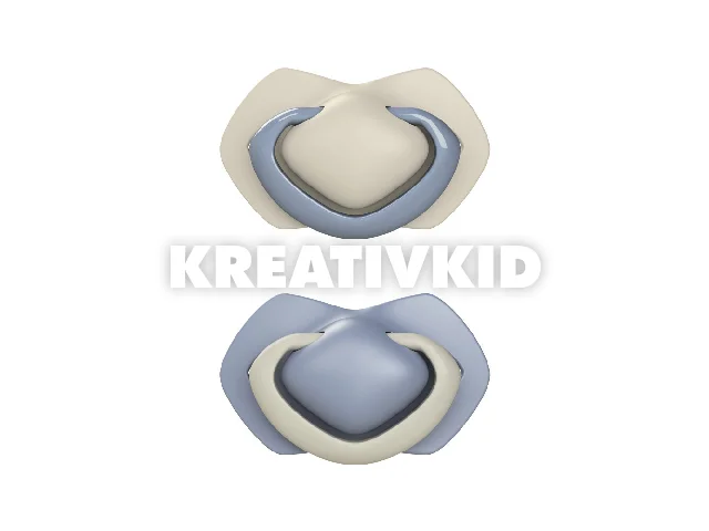 Canpol babies Szimmetrikus szilikoncumi készlet, Light touch, 6-18hó, PURE COLOR, 2db