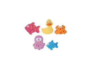 Canpol babies Színes, óceán tematikájú, tapadókorongos fürdőjátékok (5 db) - TOYS