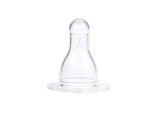 Canpol babies Univerzális szilikonos etetőcumi, keskeny cumisüveghez, mini, 0hó+, 2 db