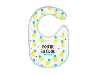 Canpol babies Vízálló pamut előke, ananászos - SO COOL