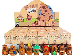 Capibara kulcstartó dobozos