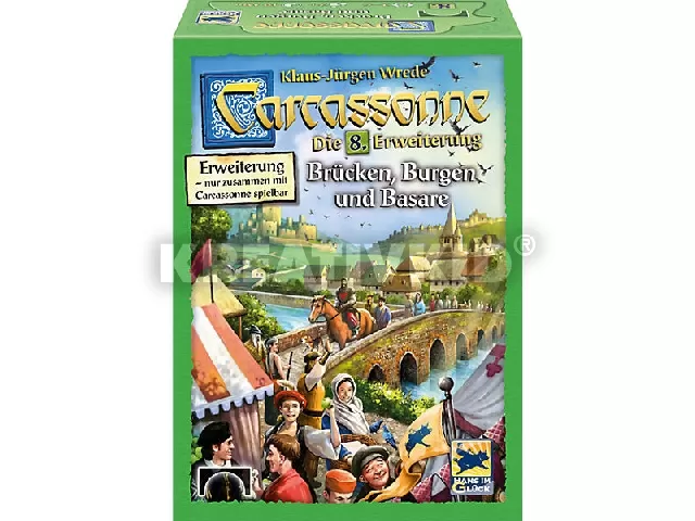 Carcassonne 8. kiegészítő - Brücken, Burgen und Basare (Hidak, várak és vásárok)