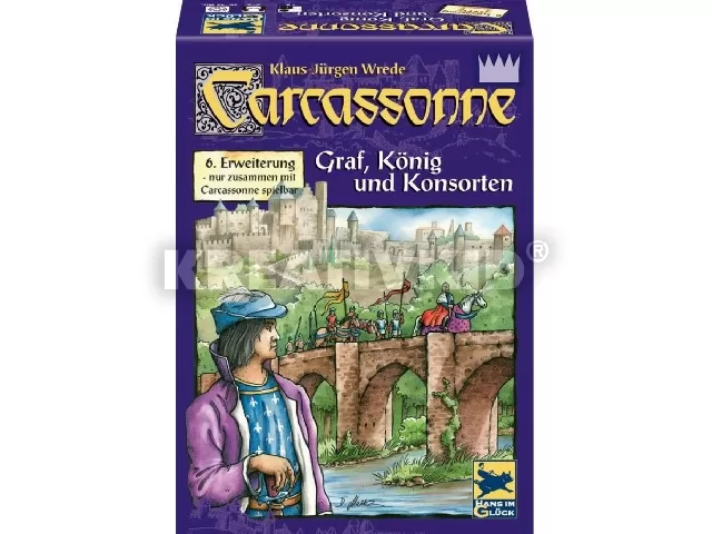 Carcassonne 6. kiegészítő - Graf, König und Konsorten (Gróf, király és szentély)