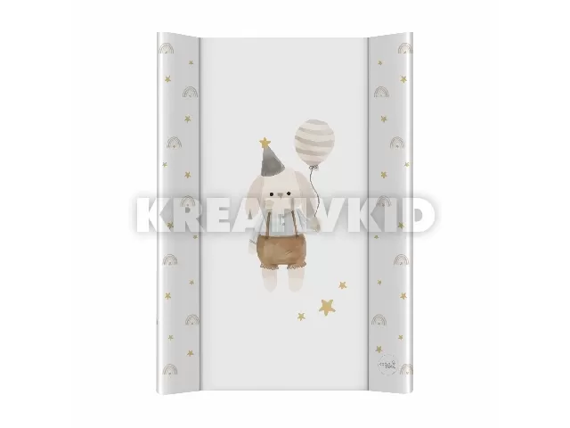 Ceba pelenkázó lap merev 2 oldalú 50x70cm ULTRA LIGHT Nyuszi szülinap