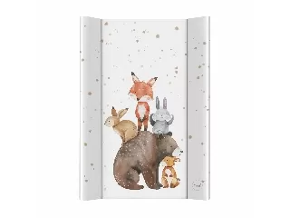 Ceba pelenkázó lap puha 2 oldalú 50x70cm BASIC Forest Friends